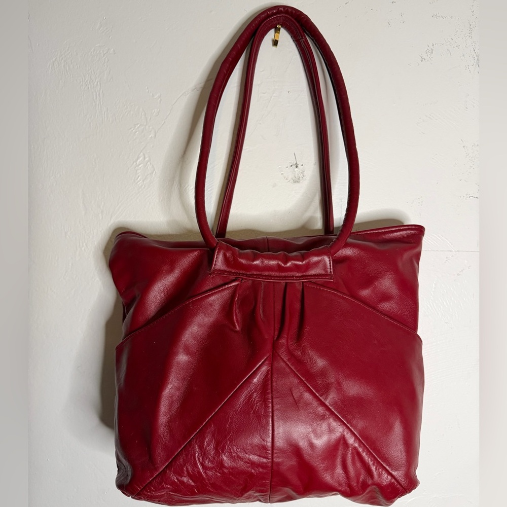 Vintage Genuine Leather Tote Bag